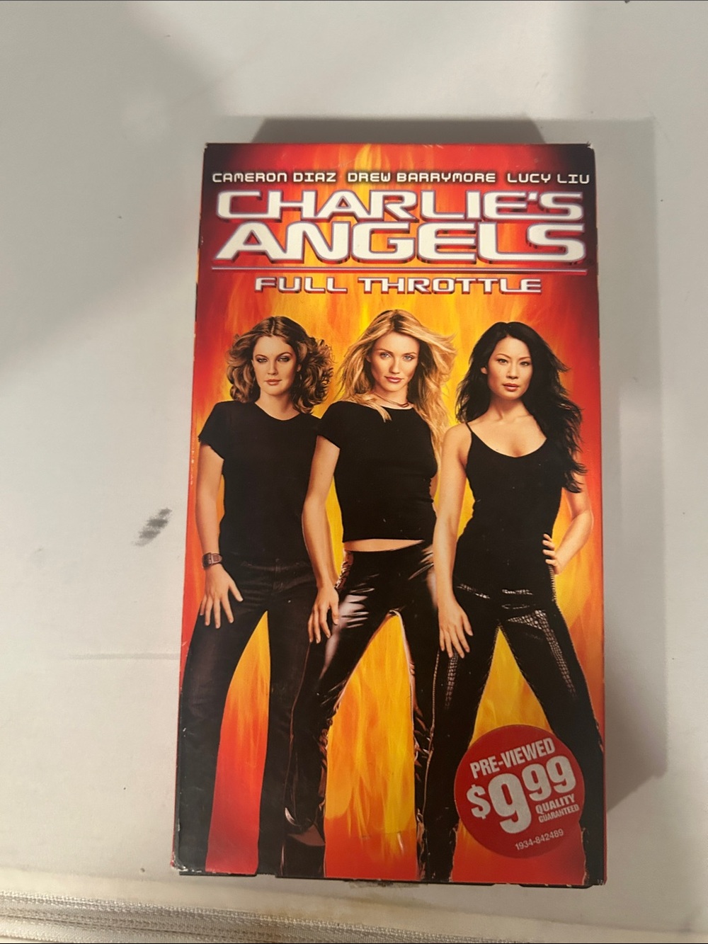 Charlie’s Angels: Full Throttle DVD - Orange/Black Cover